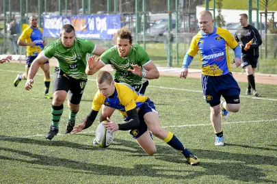 Mateusz Zajkowski, Cyprian Majcher, Adrian Hawrysiuk i Łukasz Prabucki