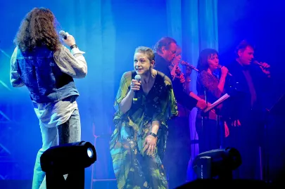 Janusz Kruciński i Natalia Sikora