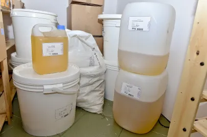 Produkty używane do produkcji mydełek