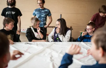 Warsztaty muzyczne z zespołem Małe Instrumenty