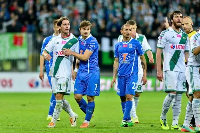 Stojan Vranjes, Karol Linetty, Daylon Claasen i Zaur Sadajew 