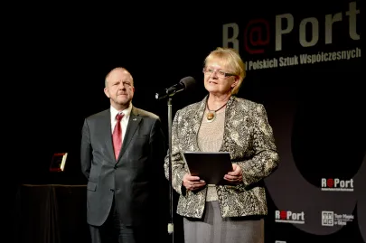 Alina Kietrys i wiceprezydent Gdyni Michał Stępa