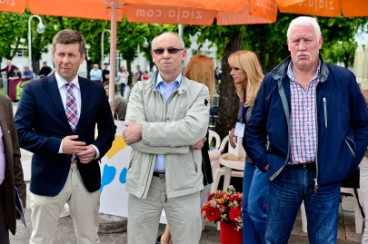 Bartosz Piotrusiewicz, Janusz Lewandowski i Władysław Kozakiewicz