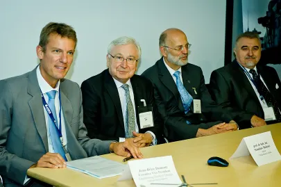 Jean-Brice Dumont, Stanisław Bielecki, Henryk Krawczyk i Zbigniew Łukasik