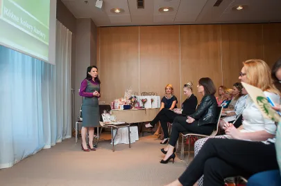  Łarysa Wujcik z Fundacji Fontes - organizatora spotkania