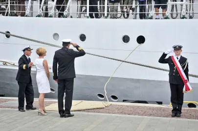 Odsłonięcie tablicy Kapitana Jurkiewicza