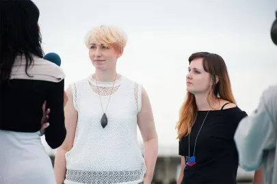 Małgorzata Wasik i Alina Filimoniuk