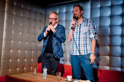 Mariusz Szczygieł i Michał Nogaś