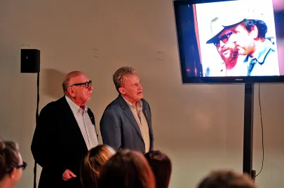 Jerzy Hoffman i Daniel Olbrychski