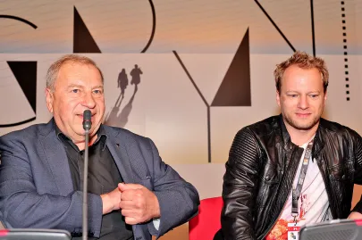Jerzy Stuhr i Maciej Stuhr
