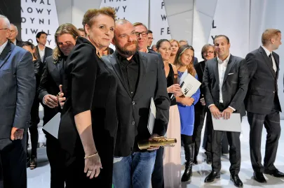 Małgorzata Omilanowska i Łukasz Palkowski