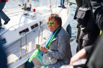 Powitanie załogi jachtu Lady Dana 44