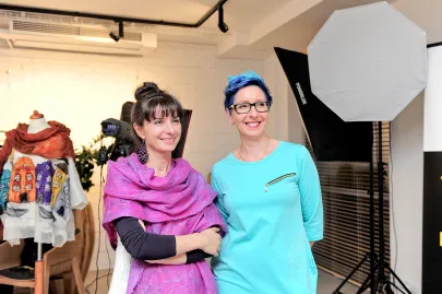 Anna Skuczyńska i Katarzyna Borochowska