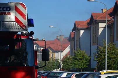 FIKAKOWO  04,10,2014  pożar
