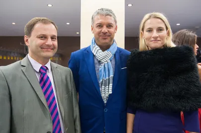 Tomasz Chamera z przyjaciółmi