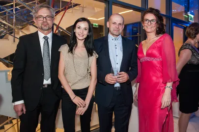 Maciej Stec, Ewa Wasiucionek, Krzysztof Podniesiński i Maria Korczak
