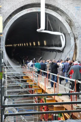 Dzień otwarty tunelu pod Martwa Wisłą 19.10.2014r.