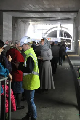 Dzień otwarty tunelu pod Martwa Wisłą 19.10.2014r.