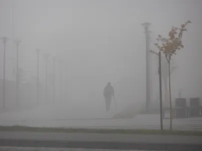 wczorajszy mglisty poranek
