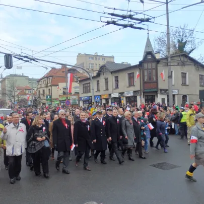 PARADA NIEPODLEGŁOSCIOWA W GDYNI.
