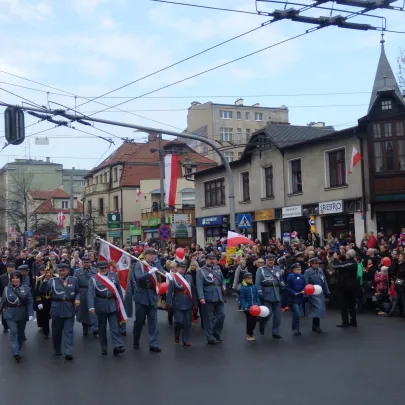 PARADA NIEPODLEGŁOSCIOWA W GDYNI.