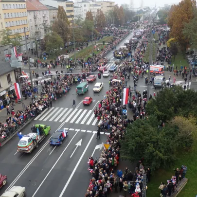 PARADA NIEPODLEGŁOSCIOWA W GDYNI.
