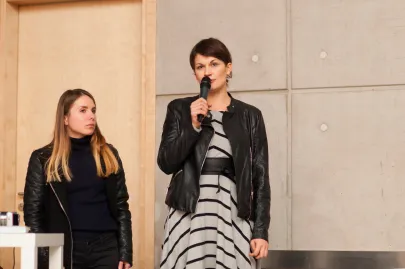 Organizatorki spotkania - Dorota Próchnicka i Izabela Kotkowska
