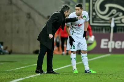 Jerzy Brzęczek i Ariel Borysiuk
