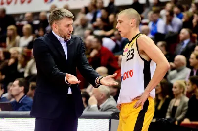 Darius Maskoliunas i Michał Michalak 