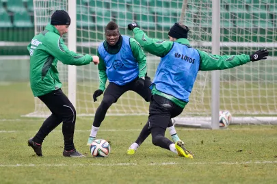 Piotr Wiśniewski, Rudinilson Silva i Damian Garbacik 