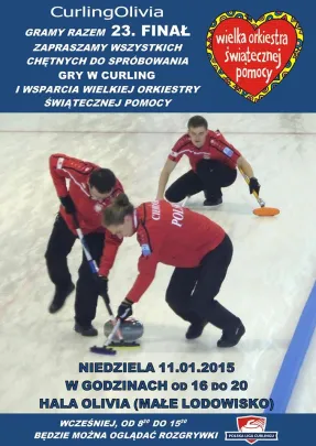 spróbuj gry w curling i dołóż cegiełkę do WOŚP