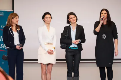 Joanna Węgrzyn (Hotel Nadmorski), Agnieszka Świst-Kamińska (Szkoła Męskiego Stylu), Katarzyna Gruszecka-Spychała (Wiceprezydent Gdyni), Ilona Adamska (Imperium Kobiet)