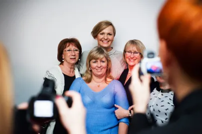 Wspólne zdjęcia z Otylią Jędrzejczak