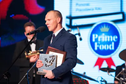 Paweł Nowak - prezes Prime Food - zwycięzcy w kategorii Duże Przedsiębiorstwo