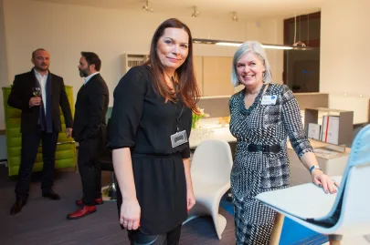 Wioletta Kasprzyk - manager salonu i Gøril Eckmann (Stressless Studio)