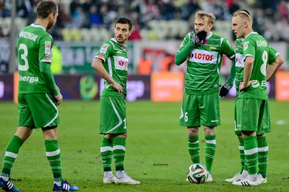 Jakub Wawrzyniak, Maciej Makuszewski, Sebastian Mila i Daniel Łukasik 