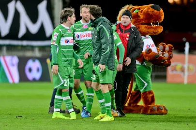 Stojan Vranjes, Jakub Wawrzyniak i Mavroudis Bougaidis 