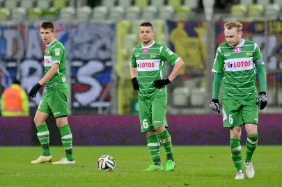 Rafał Janicki, Ariel Borysiuk i Sebastian Mila 