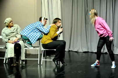 Paulina Wojtowicz, Marta Burdynowicz, Dawid Pelowski i Piotr Lewicki