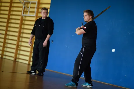 Trening walki grupy Rebellium