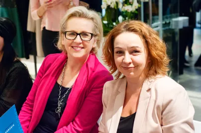 Anna Dębicka - dyrektor CH Klif (z lewej)