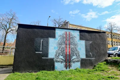 Eva, mural autorstwa Czarnobyla