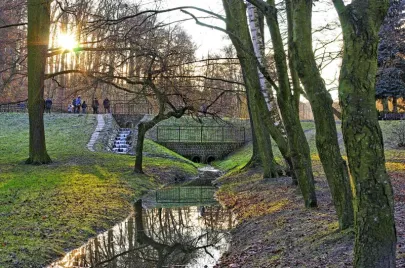 Pomiędzy górnym a dolnym stawem