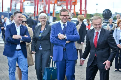 Paweł Brutel, Joanna Zielińska, Jan Ołdakowski i Wojciech Szczurek