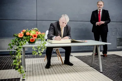 Bogdan Borusewicz i Wojciech Szczurek