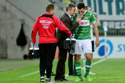 Jerzy Brzęczek i Grzegorz Wojtkowiak 