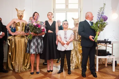 Właścicielki - siostry Anna i Martyna Górskie z rodzicami
