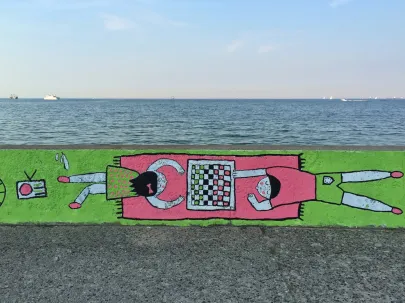Fotogeniczne murale - Gdynia Bulwar Nadmorski