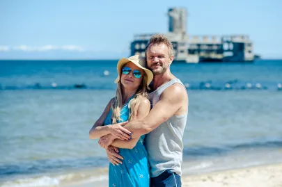 Edyta Olszówka i Cezary Pazura