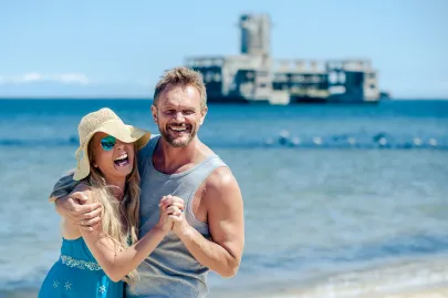 Edyta Olszówka i Cezary Pazura
